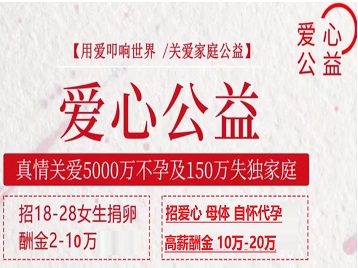 魏县捐卵助孕生子 爱心志愿者招募